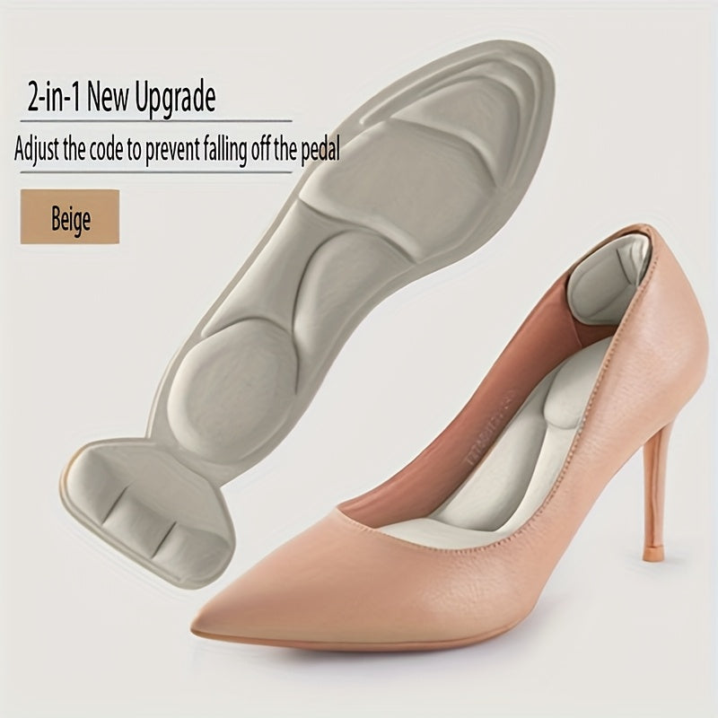 Unisex Anti-Drop Artifact Insoles Non-Slip Anti-Wear Heel Protectors