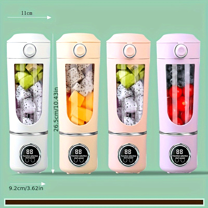 Portable Personal Juicer Blender 25oz with 4 Speeds Ice Crushing