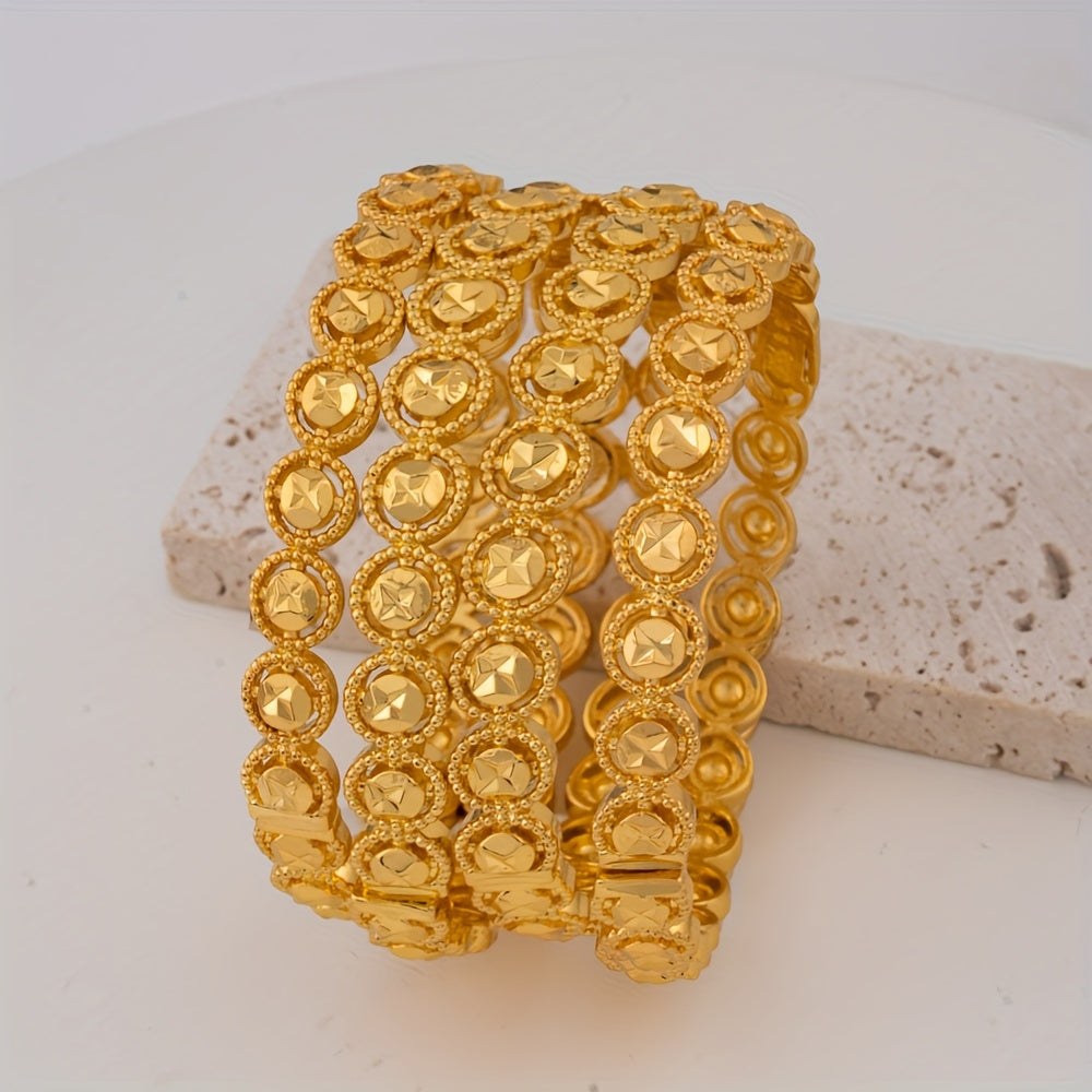 Open Cuff Bracelet for Women Ethnic Style Copper Jewelry for Weddings and Gifting