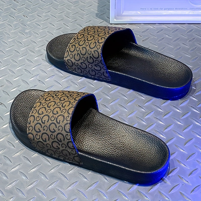 Erkaklar uchun zamonaviy ochiq barmoqli uy poyabzallari, nafas oladigan dizayn, sirpanmaydigan kauchuk taglik, yozgi ichki kiyim uchun mukammal.