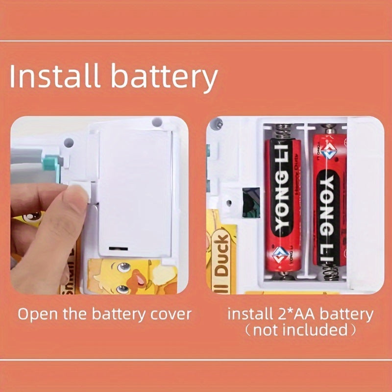 Interactive Electric Toy for Kids Ages 3 Plus with 9 Ducks, Lights, Music, and Slide