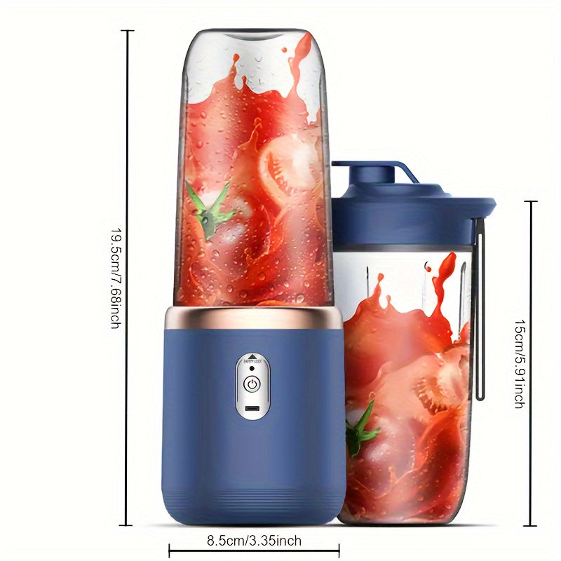 Talaba uyda foydalanish uchun qayta zaryadlanadigan siqish stakani, dumaloq shaklda, USB zaryadlash, 1500mAh litiy batareyasi, plastik materialdan tayyorlangan. Qisqa va portativ yangi model.