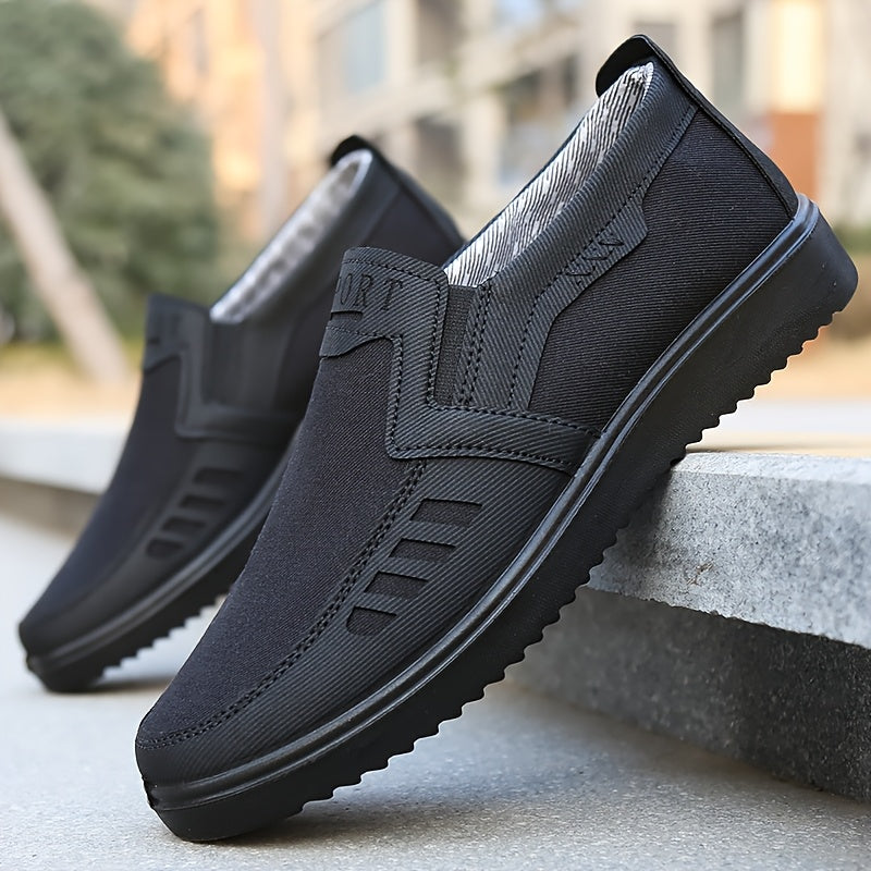 Men's Slip-On Sneakers Non-Slip Sole Casual Outdoor Sports Low Top