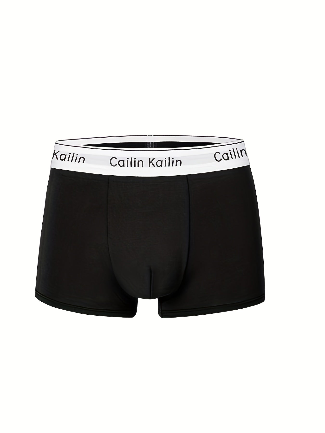 Men's Breathable Cotton Boxers Set with Square Design Shortie Underwear