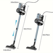 Lightweight EU Plug Vacuum Cleaner with Powerful Suction 18000Pa 1.2L Corded