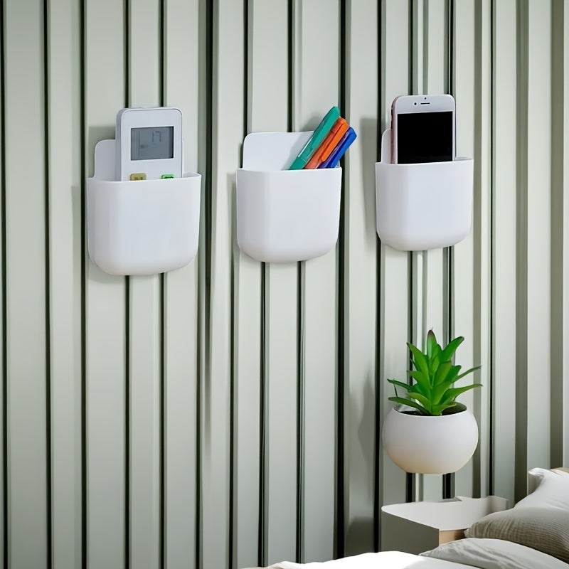 Wall-Mounted Phone Charging Dock and Storage Box Space-Saving Organizer