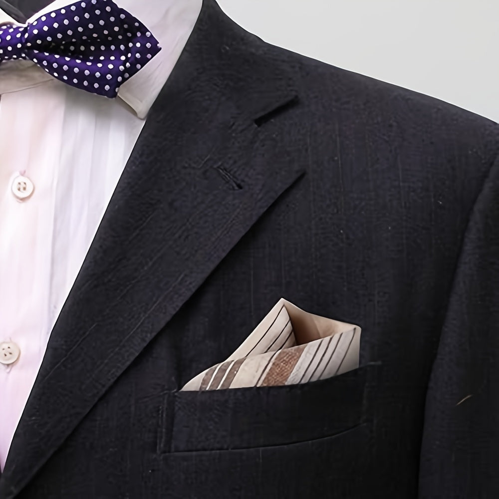 Набор из 12 мужских хлопковых носовых платков с клетчатым узором, стильный подарок