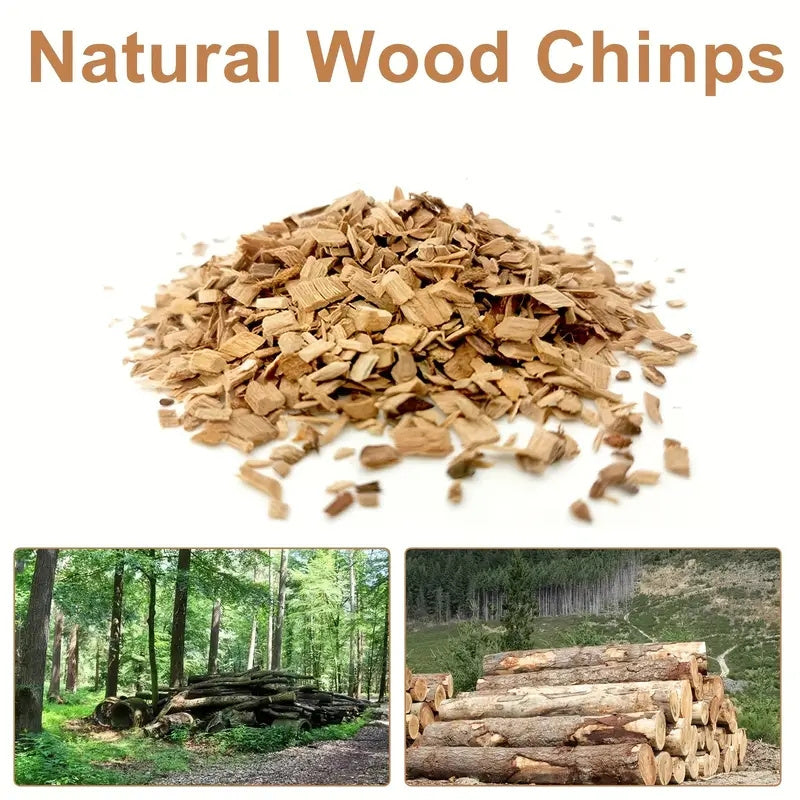 6 Flavors Smoked Wood Chips for Cocktails Whiskey Steak Refill