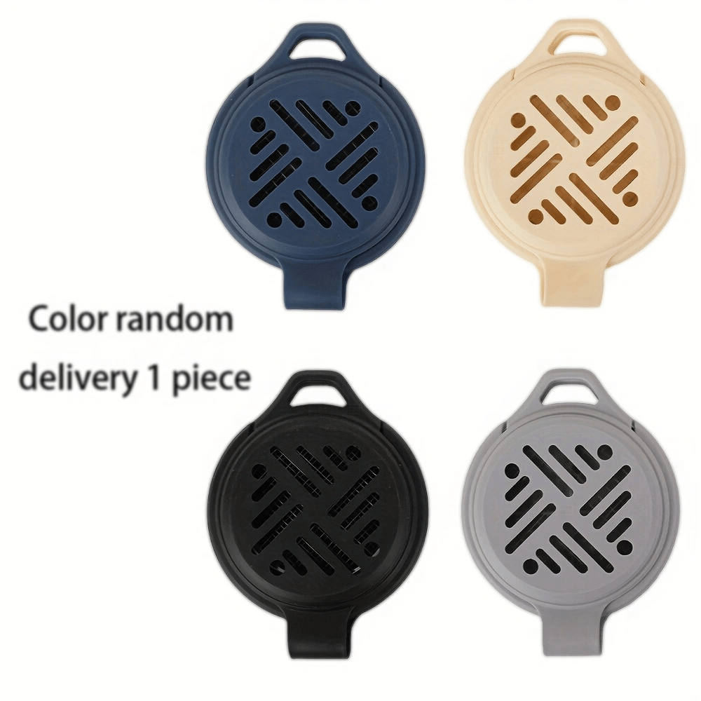 Silicone Mosquito Coil Holder with Windproof Strap for Camping Outdoor