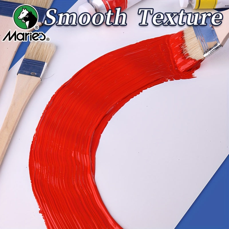 Oil Paint Set 5 Pieces 1.7 Fl Oz Vibrant Colors Professional Quality