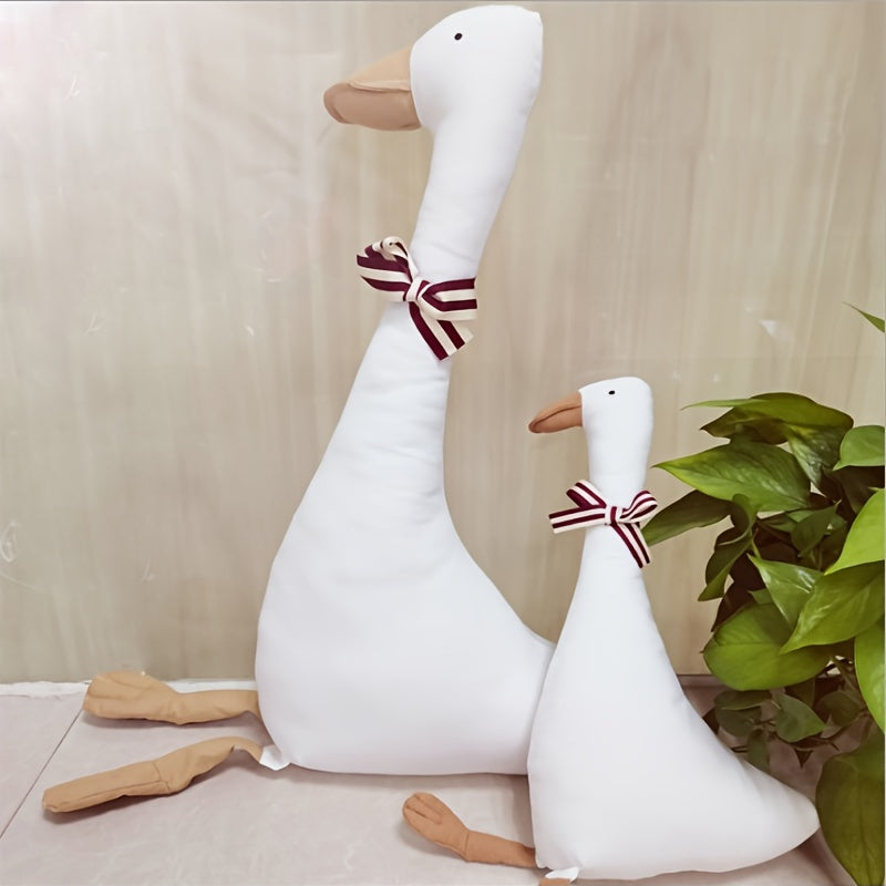 Cute Cartoon Big Goose Plush Doll for Kids Nursery Room Decor