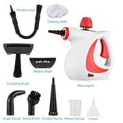 Portable Handheld Steam Cleaner with 9 Accessories for Multifunctional Cleaning