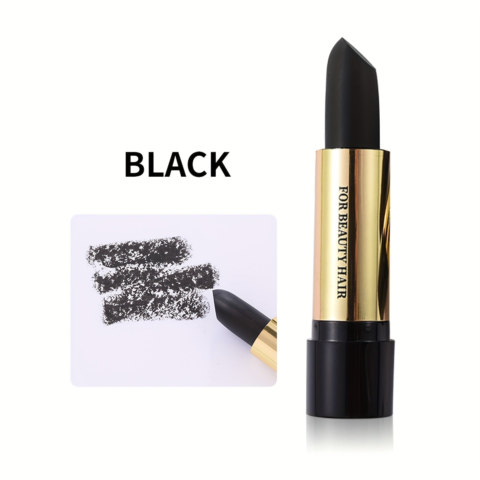 Lápiz rellenador de barba para hombres, acabado natural, bolígrafo rellenador de barba, barra de tinte para cabello