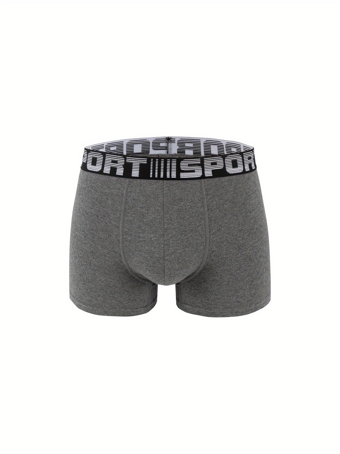 Men's Cotton Boxer Shorts Pack of 5 or 10 Solid Color Casual Medium Stretch