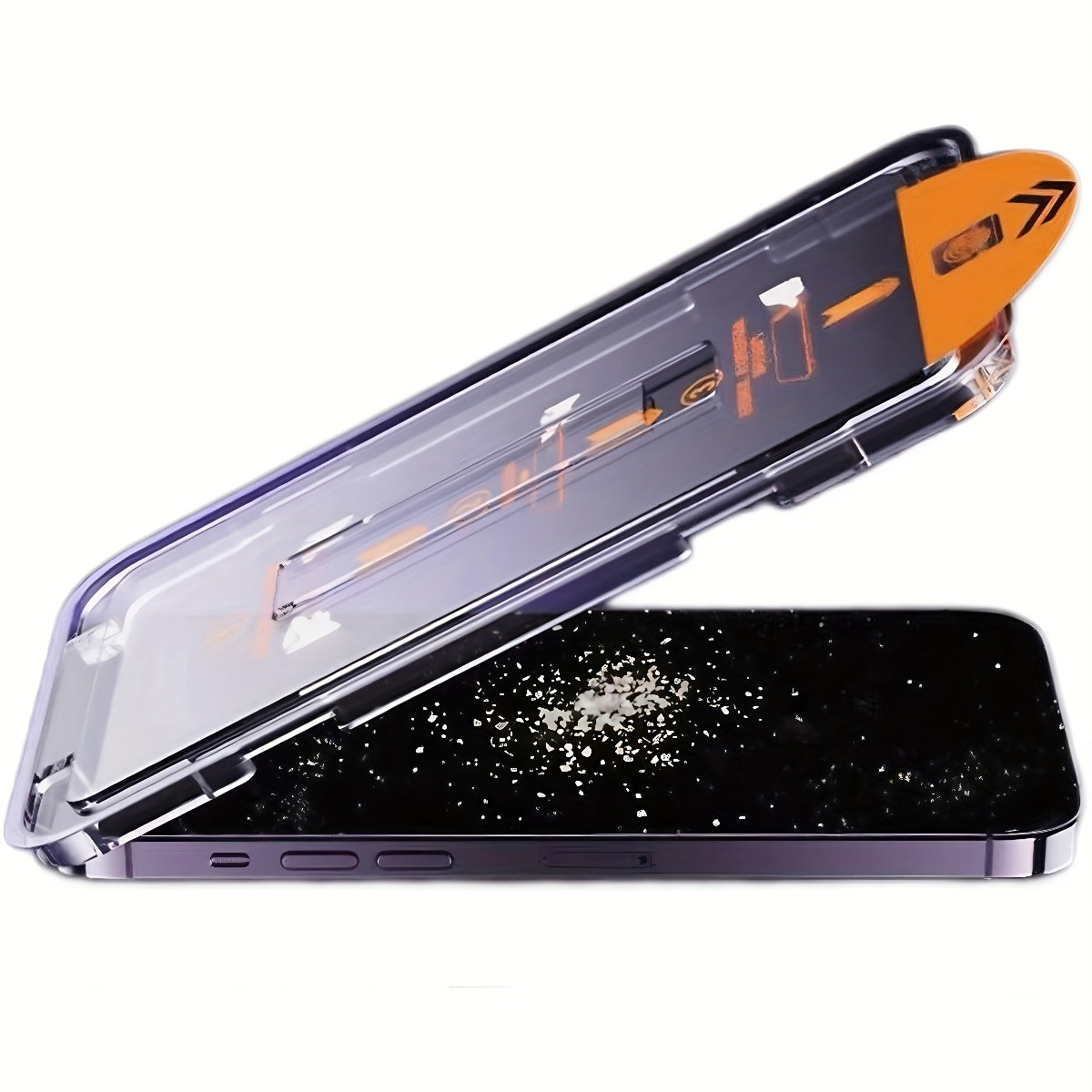Protector de pantalla de vidrio templado para iPhone con laminador 1 pieza