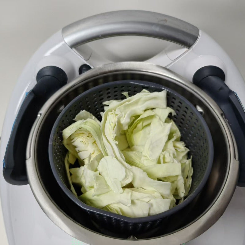 Stainless Steel Colander Basket Food-Grade Nylon Kitchen Drainware for Cooking and Food Handling