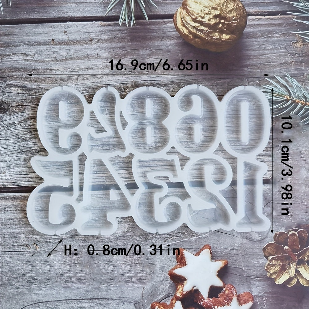 3D Silikon Raqamli Lollipop Formasi Keks Dekoratsiyasi va Shirinlik Tayyorlash uchun