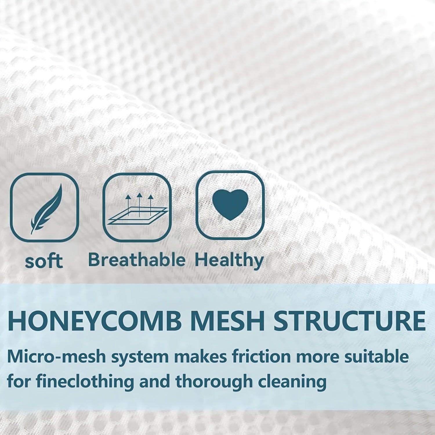 Laundry Bag for Sweaters and Underwear with Cleaning Net for Washing Machines