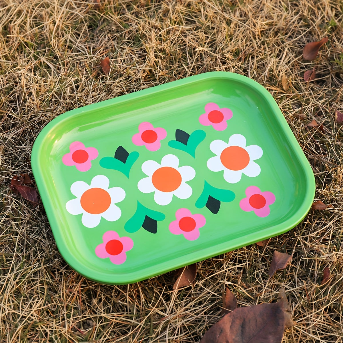 Metal Rolling Tray for Home or Travel, Stylish Gift, Versatile Size