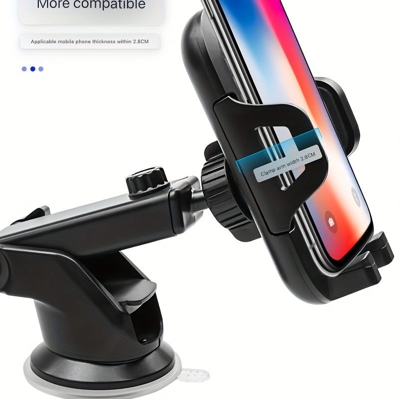 Soporte universal para teléfono de coche con ventosa para salidas de aire, soporte multimedia para salpicadero