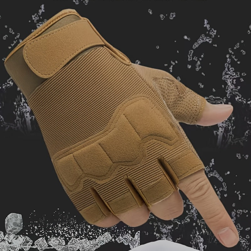 Unisex Half-Finger Sports Gloves for Cycling Fitness Outdoor Activities Fishing