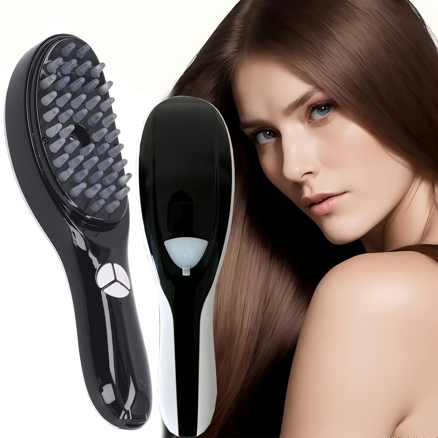 Elektr massaj qiluvchi bosh massajatori, bug' va vibratsiyali bosh massaj taroqlari, USB orqali zaryadlanadigan - Ajoyib bayram sovg'asi