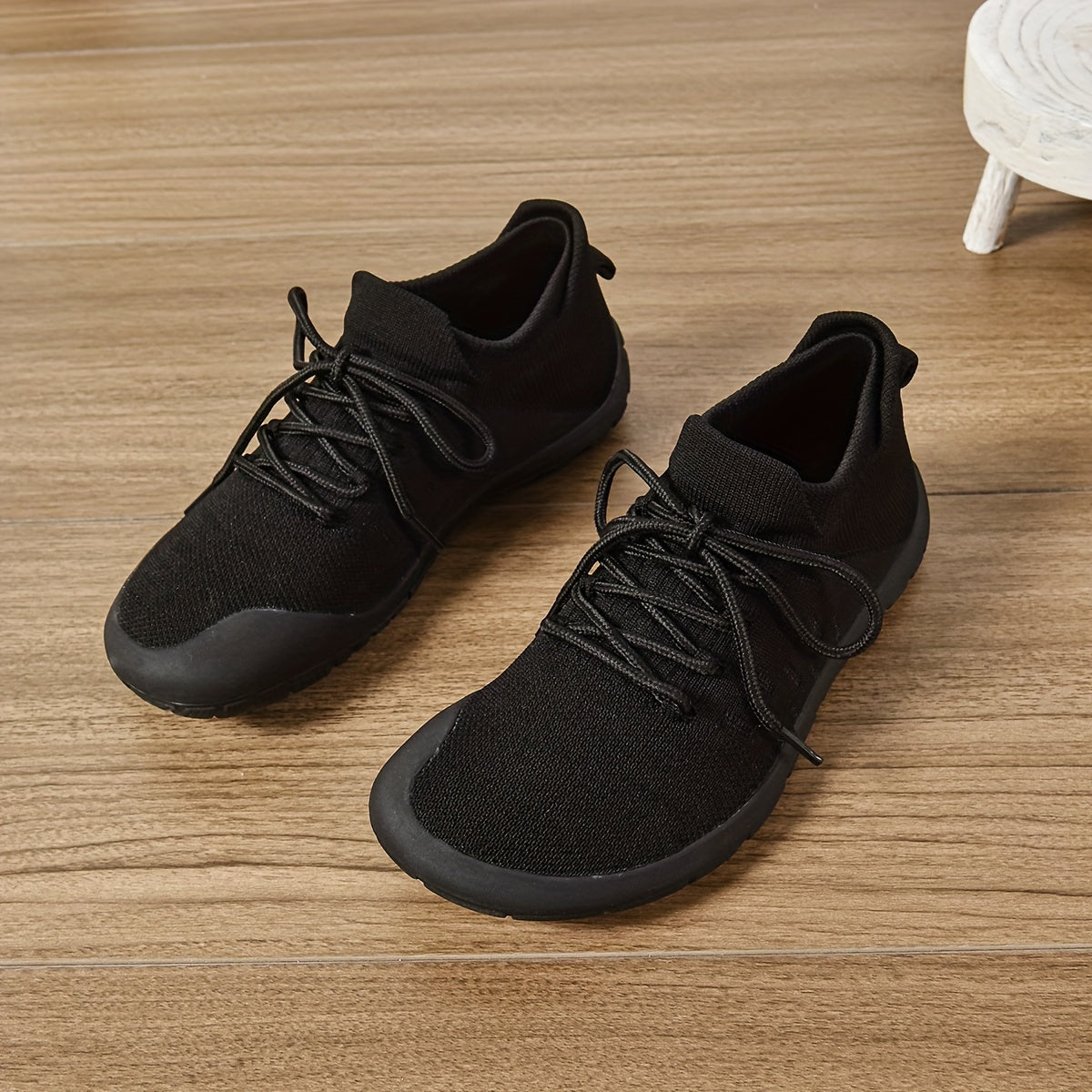 Zapatillas casuales para mujer con caja de dedos ancha, zapatos antideslizantes para caminar