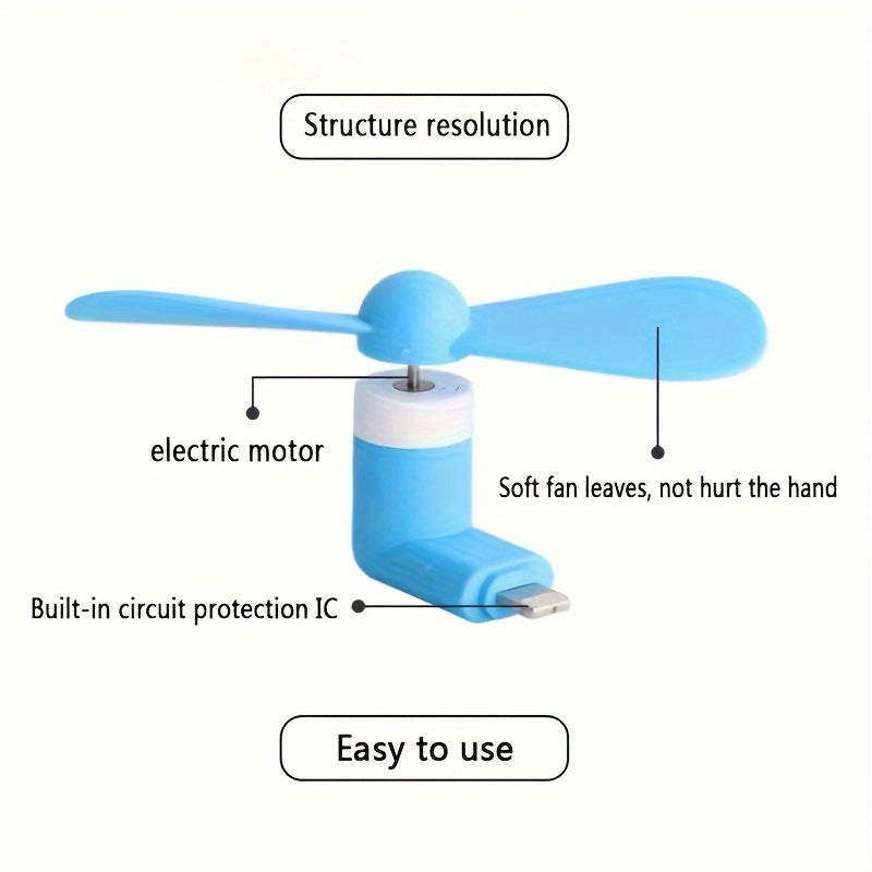 Sayohat va tashqarida foydalanish uchun USB quvvatli, 3 tezlikli sovutish, qora va oq dizayndagi portativ qo‘l fan.