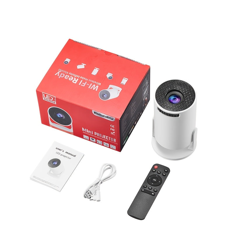 Mini Portable Home Theater Projector with WiFi and USB Connectivity