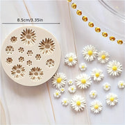 Mini Daisy Flower Silicone Mold for Fondant Cake Candy Chocolate Resin
