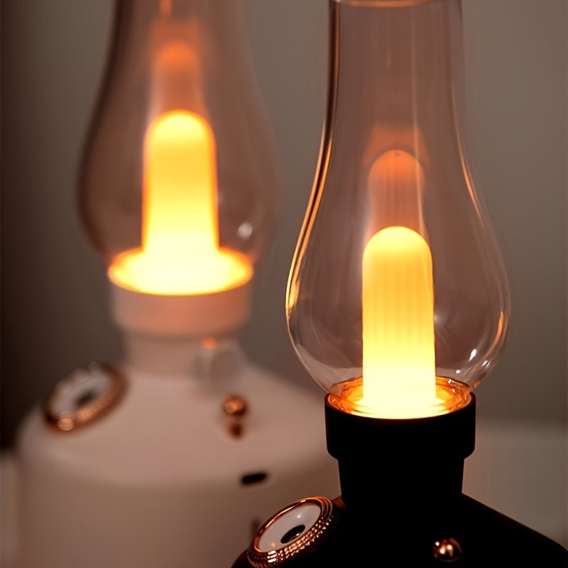 Портативный увлажнитель с LED-подсветкой, питание от USB, ультразвуковой, резервуар 1 л