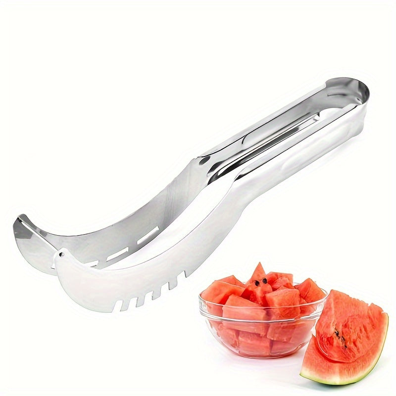 Stainless Steel Fruit Slicer for Watermelon and Cantaloupe Cutting Kitchen Tool