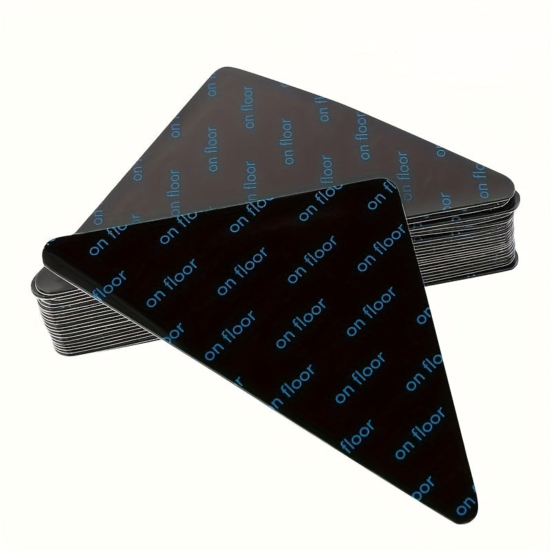 12 Pcs Reusable Washable Non-Slip Acrylic Carpet Pads with Self-Adhesive Rug Grippers