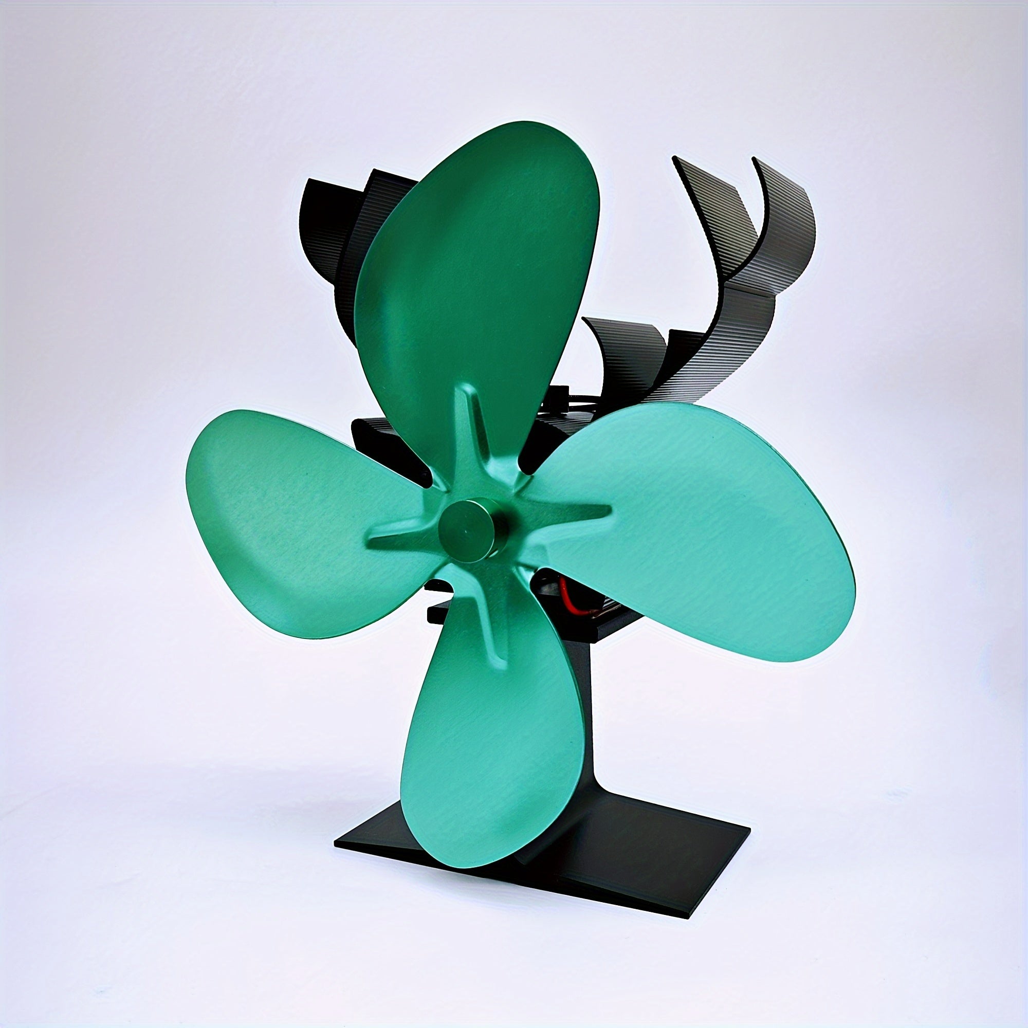 Deer Shaped Fireplace Fan Wood Stove Thermoelectric No Electricity Needed Camping Gift