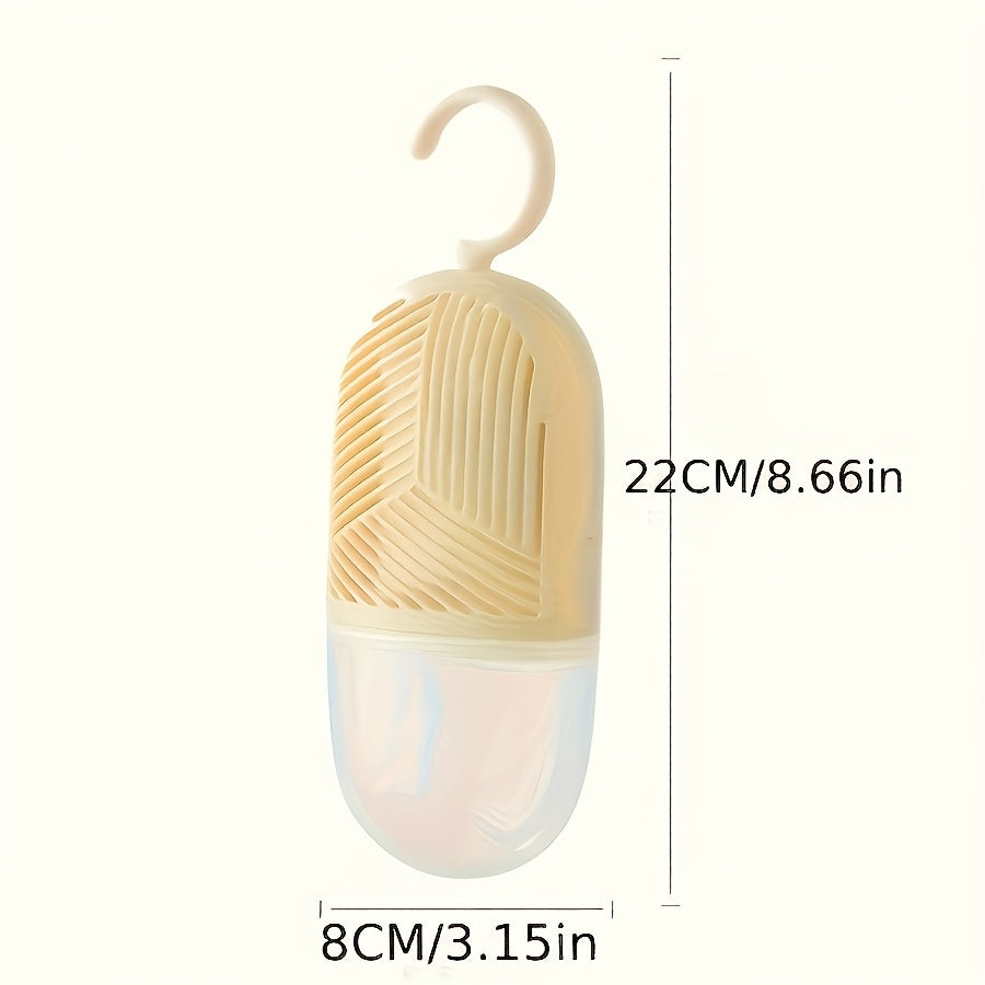 Small Plastic Manual Dehumidifier for Wardrobes and Shoe Cabinets High Water Absorption Energy-Free