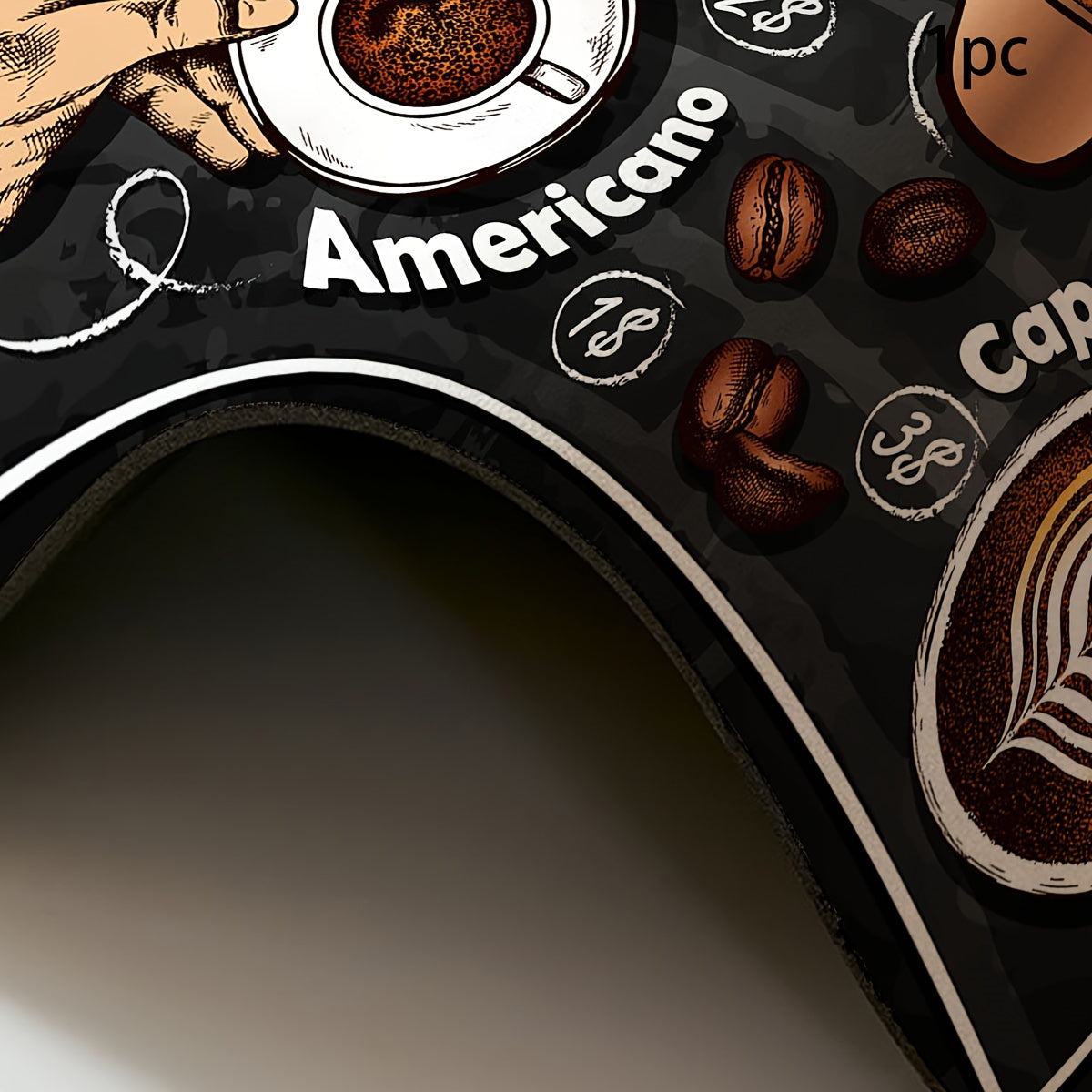 Kofe padlar to'plami, suv o'tkazmaydigan rezina idish yuvish padlari, stol usti himoyachilari, kofe mashinalari uchun