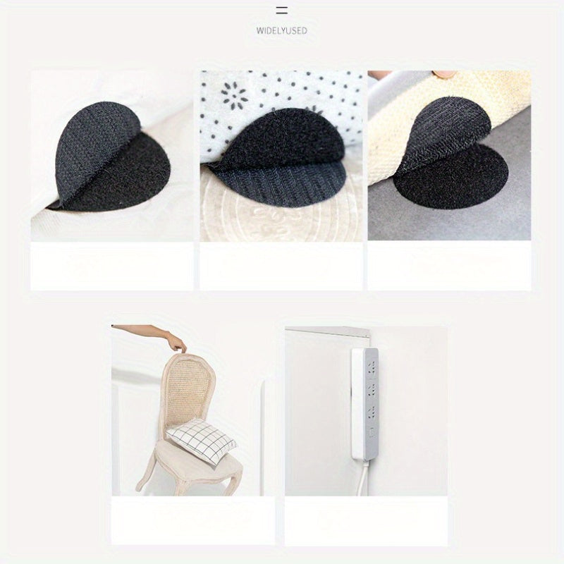 Круглый самоклеящийся фиксатор для фиксации простыней, ковров, скатертей и предотвращения скольжения на диванах