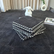 Интерлоковые цветочные коврики из EVA-пены для пола для гостиной, спальни, кабинета, набор из 30 моющихся звукоизоляционных элементов для домашнего декора