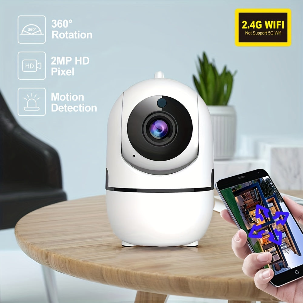 1080P HD Wireless Security Camera with Night Vision Motion Detection Two-Way Audio for Home Baby Pet Monitoring