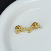 Personalized Handwritten Name Brooch Heart-Shaped Calligraphy Jewelry Gift