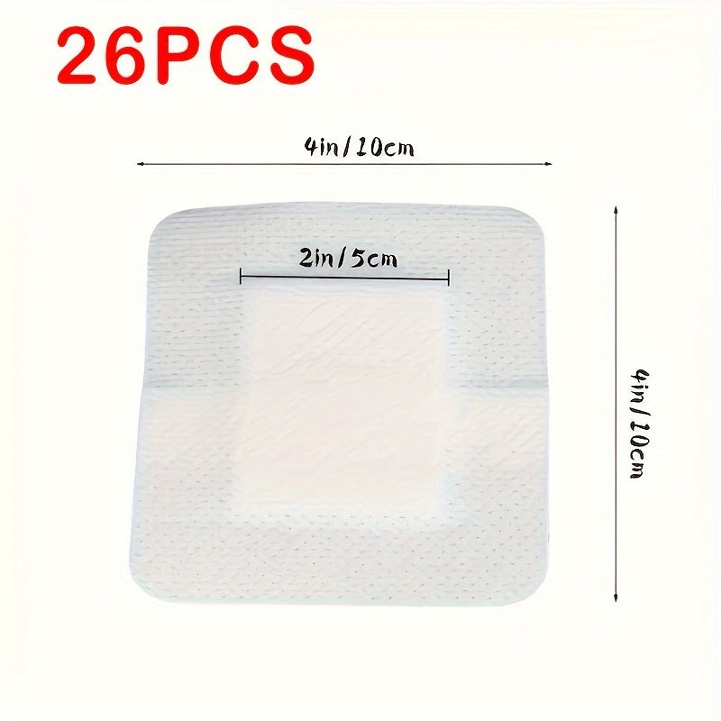 Parchetes de venda para heridas no tejidas para adultos, tamaños surtidos, transpirable, absorción fuerte