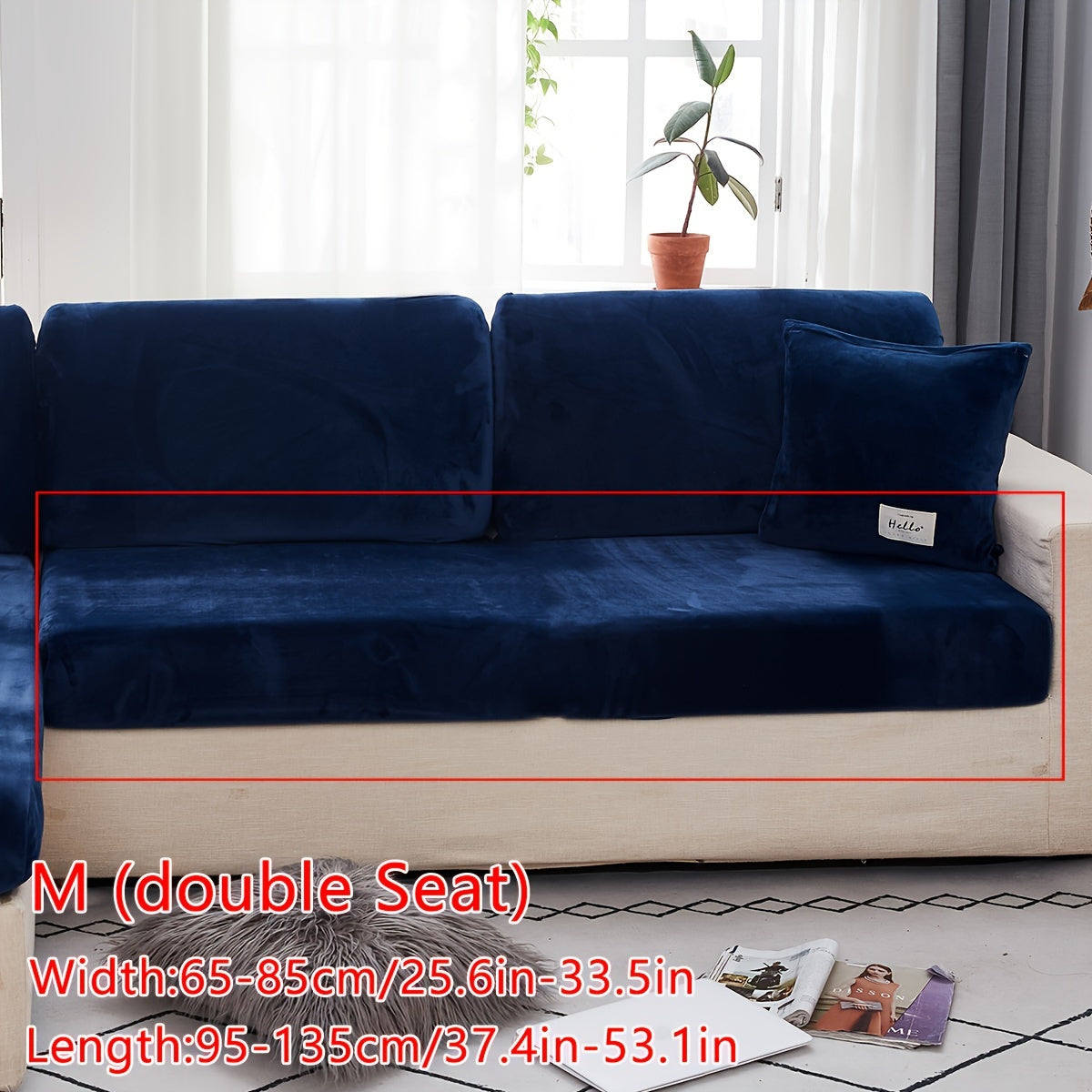 Velvet divan qoplamasi qishki iliqlik va barcha mavsumlar uchun to'liq qoplama ta'minlaydi. Cho'ziluvchan, changdan himoyalangan va elastik mato bilan tozalash oson. Orqa tayanch va yostiq qoplamasi uchun sirpanmas xususiyatlarni o'z ichiga oladi.