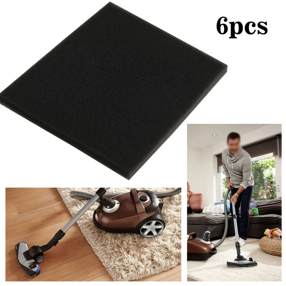 Uy tozalash vositalari uchun almashtirish g'ovak filtrlar - FC8140, FC8142, FC8144, FC8148 changyutgichlari bilan mos keladigan 6 ta g'ovak filtrlar to'plami