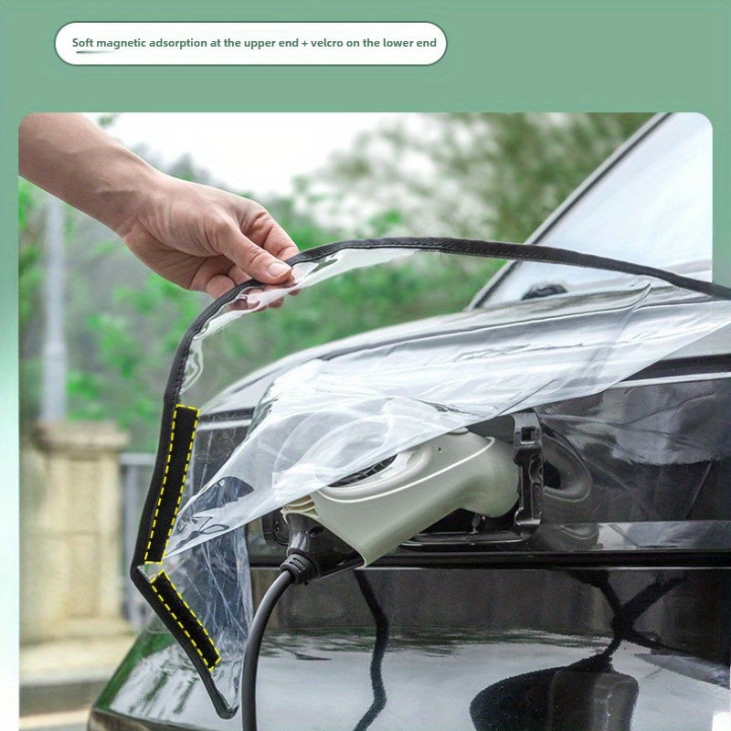 Universal Waterproof Charging Port Cover for Electric Vehicles