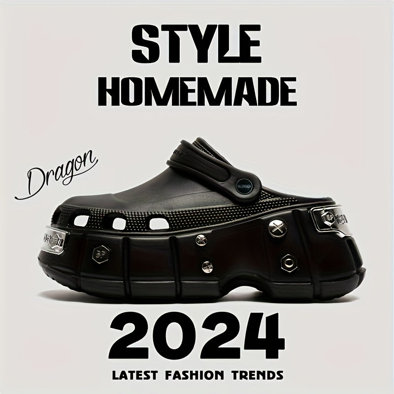 Unisex EVA Clogs Slip-On Casual Street All-Season Solid Color