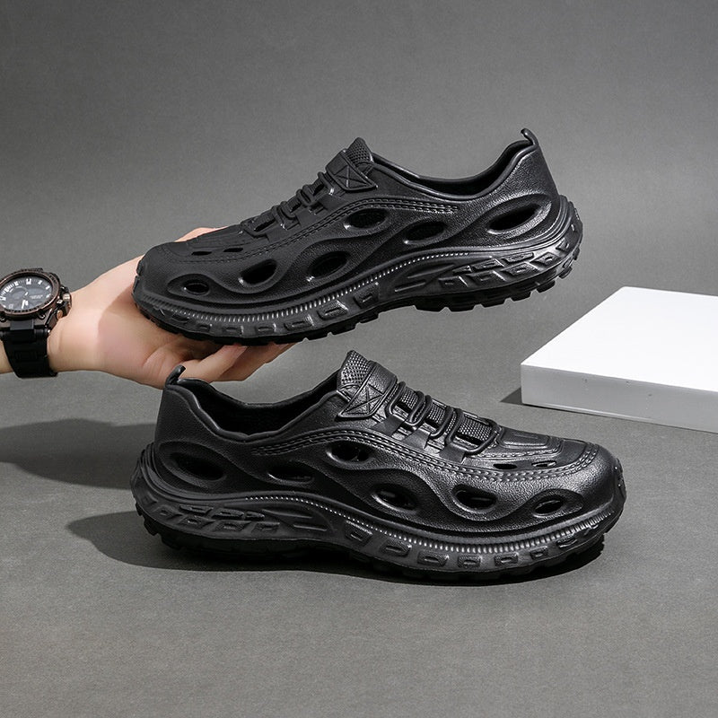 Женские летние EVA шлепанцы противоскользящие на пляж, легкие, дышащие сандалии