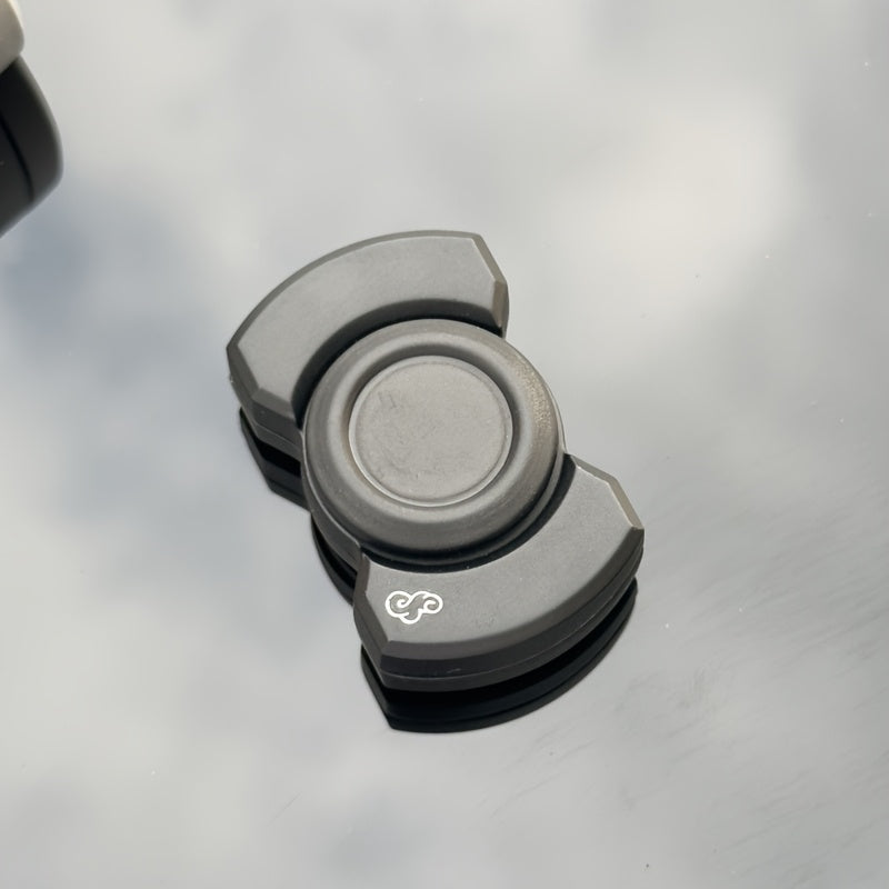 Stainless Steel EDC Decompress Toy Fidget Spinner Pop Coin Stress Relief Gadget for Adults