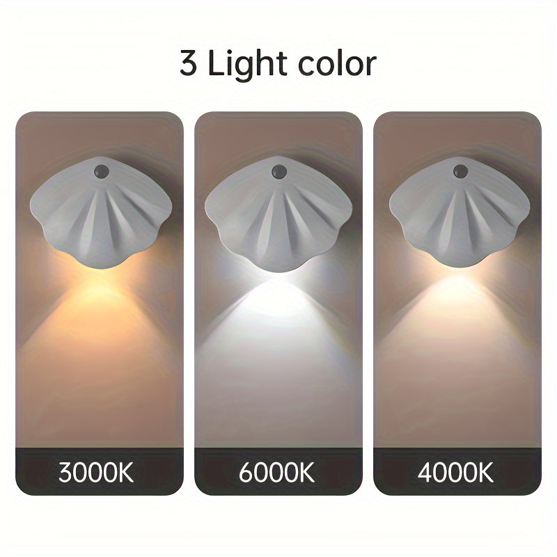 Motion Sensor Wall Light with Adjustable Brightness and 3 Color Options