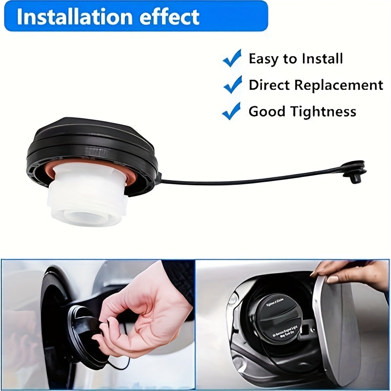 Fuel Cap Replacement for SUV Car Truck Gas Cap Protector Durable Black