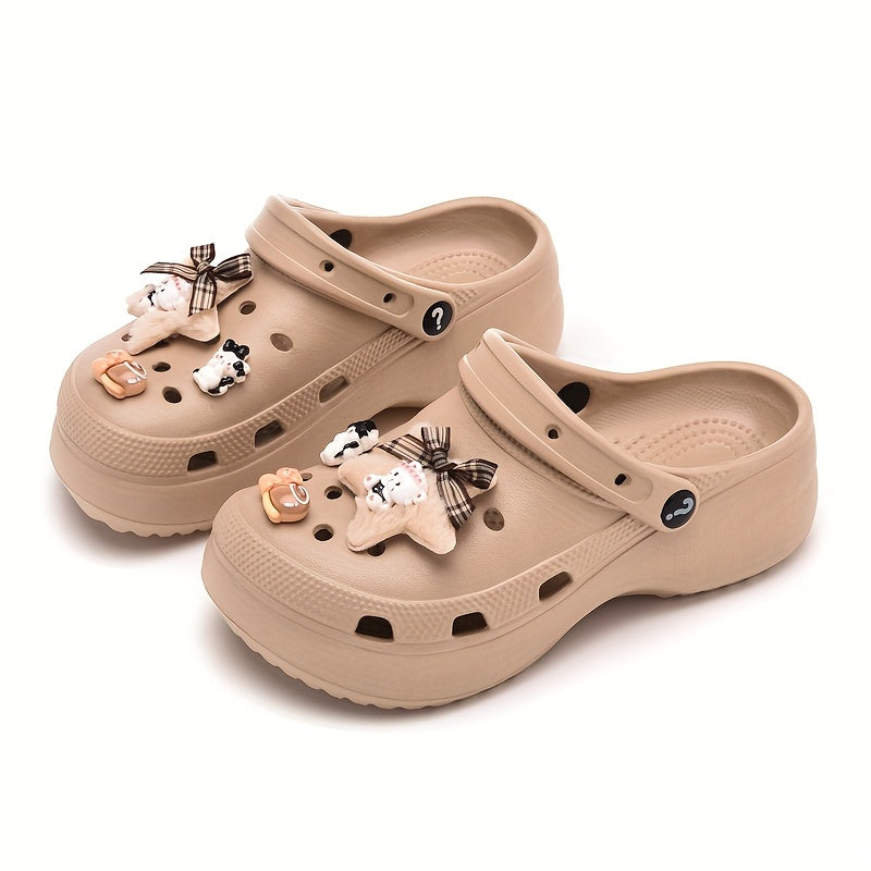 Women's Cute Cat Star EVA Slide Sandals Summer Casual Slip-Ons